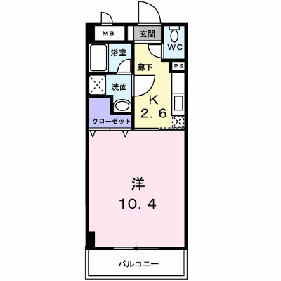 ブランドール大井手 202【管理NO：1-010597801-02020】 ★家具家電は申し込み後に搬入します★ ★2026年11月下旬入居可能★の物件画像