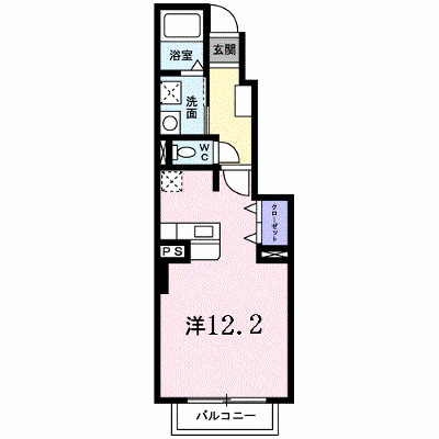 クラールマルガレーテ 102【管理NO：1-012335901-01020】 ★家具家電は申し込み後に搬入します★ ★2026年12月上旬入居可能★の物件画像