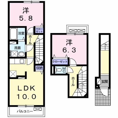 スカイツリー　Ⅲ 204【管理NO：1-020110701-02040】 ★家具家電は申し込み後に搬入します★ ★2026年12月上旬入居可能★の物件画像