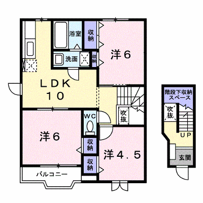 メゾン　サンセール 201【管理NO：1-009751601-02010】 ★家具家電は申し込み後に搬入します★ ★2026年12月上旬入居可能★の物件画像