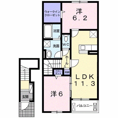 ソレイユ・ルナ 203【管理NO：1-026178403-02030】 ★家具家電は申し込み後に搬入します★ ★2026年11月中旬入居可能★の物件画像