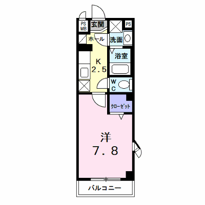ヴィラ　ウィステリア 301【管理NO：1-014255401-03010】 ★家具家電は申し込み後に搬入します★の物件画像