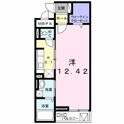 ナオパウム 101【管理NO：1-017050201-01010】 ★家具家電は申し込み後に搬入します★ ★2026年11月中旬入居可能★の物件画像