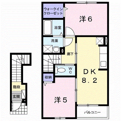 ｆｒｉｅｄｅ・泉台（フリーデ 202【管理NO：1-014890401-02020】 ★家具家電は申し込み後に搬入します★ ★2026年12月中旬入居可能★の物件画像