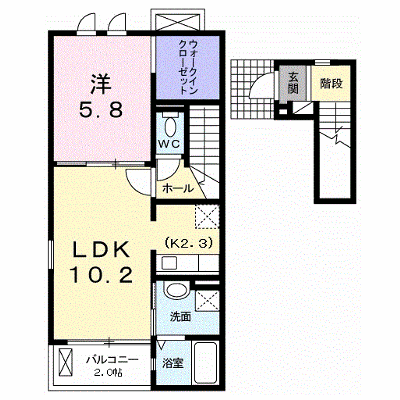 セディ 204【管理NO：1-018182201-02040】 ★家具家電は申し込み後に搬入します★ ★2026年11月中旬入居可能★の物件画像