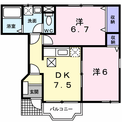 サンパティークＡ 103【管理NO：1-011465701-01030】 ★家具家電は申し込み後に搬入します★ ★2026年12月上旬入居可能★の物件画像