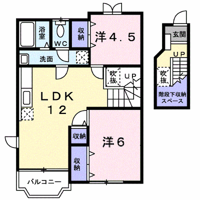 レザン辻 204【管理NO：1-007717201-02040】 ★家具家電は申し込み後に搬入します★ ★2026年12月中旬入居可能★の物件画像