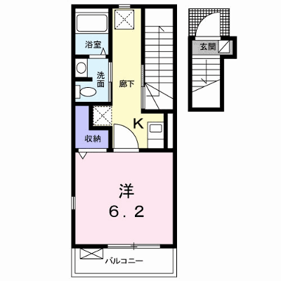 ＳＫハウス 203【管理NO：1-021281601-02030】 ★家具家電は申し込み後に搬入します★ ★2026年12月上旬入居可能★の物件画像