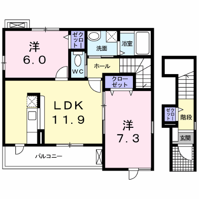 アルカディアＣ 201【管理NO：1-019345701-02010】 ★家具家電は申し込み後に搬入します★ ★2026年11月上旬入居可能★の物件画像