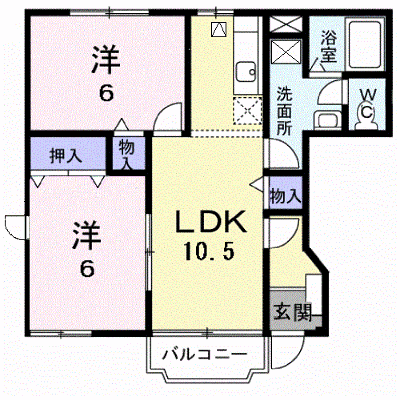 ボンボヌール 101【管理NO：1-011110601-01010】 ★家具家電は申し込み後に搬入します★ ★2026年10月下旬入居可能★の物件画像