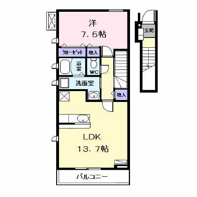 アぺックス　荒子 202【管理NO：1-016147101-02020】 ★家具家電は申し込み後に搬入します★ ★2026年11月上旬入居可能★の物件画像