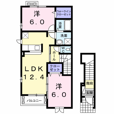 ラフレシール 201【管理NO：1-016106801-02010】 ★家具家電は申し込み後に搬入します★ ★2026年12月上旬入居可能★の物件画像