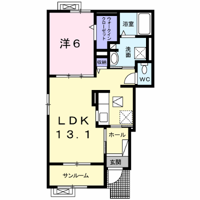 Ｅｘｃｅｌｌｅｎｃｅ　Ｋ’ｓ 101【管理NO：1-023421701-01010】 ★家具家電は申し込み後に搬入します★ ★2026年12月上旬入居可能★の物件画像