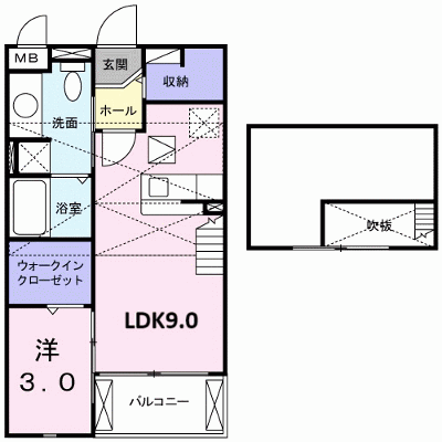 メゾン・ラピュ－タ 202【管理NO：1-014703301-02020】 ★家具家電は申し込み後に搬入します★ ★2026年11月上旬入居可能★の物件画像