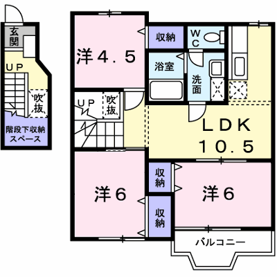 フォレスト 202【管理NO：1-007803201-02020】 ★家具家電は申し込み後に搬入します★ ★2026年12月中旬入居可能★の物件画像