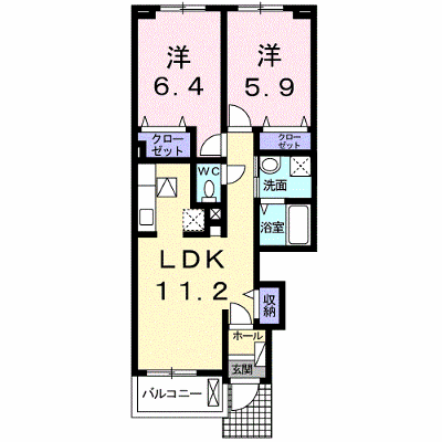 ノール・パルクヴェール 102【管理NO：1-018371001-01020】 ★家具家電は申し込み後に搬入します★ ★2026年11月中旬入居可能★の物件画像
