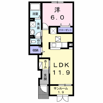 デァ・マーサ 103【管理NO：1-022525301-01030】 ★家具家電は申し込み後に搬入します★ ★2026年11月中旬入居可能★の物件画像