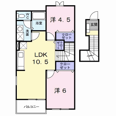 ダンケ吉志 203【管理NO：1-011692001-02030】 ★家具家電は申し込み後に搬入します★ ★2026年12月中旬入居可能★の物件画像