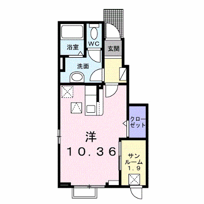 ユ・クラルテ 103【管理NO：1-027423201-01030】 ★家具家電は申し込み後に搬入します★ ★2026年11月中旬入居可能★の物件画像