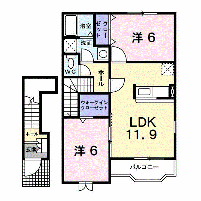 ラッフィナート 203【管理NO：1-015816401-02030】 ★家具家電は申し込み後に搬入します★ ★2026年12月中旬入居可能★の物件画像