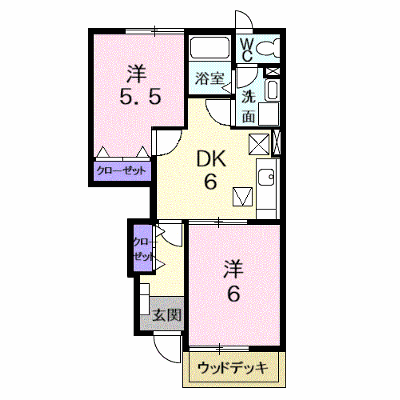 フォレスト 104【管理NO：1-012345001-01040】 ★家具家電は申し込み後に搬入します★ ★2026年12月上旬入居可能★の物件画像