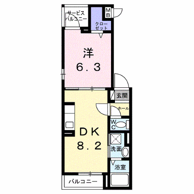 クラリエートⅣ 202【管理NO：1-028286101-02020】 ★家具家電は申し込み後に搬入します★ ★2027年02月上旬入居可能★の物件画像