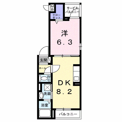 クラリエートⅣ 201【管理NO：1-028286101-02010】 ★家具家電は申し込み後に搬入します★ ★2027年02月上旬入居可能★の物件画像