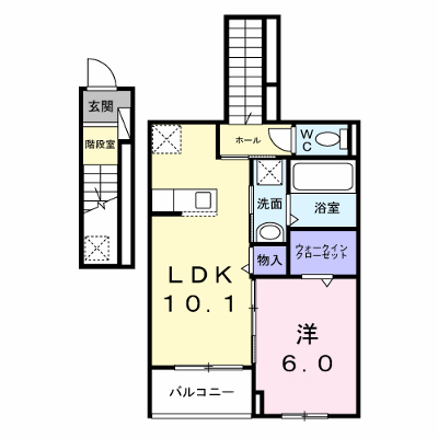 リテラ・テラス 205【管理NO：1-028048301-02050】 ★家具家電は申し込み後に搬入します★ ★2027年02月上旬入居可能★の物件画像