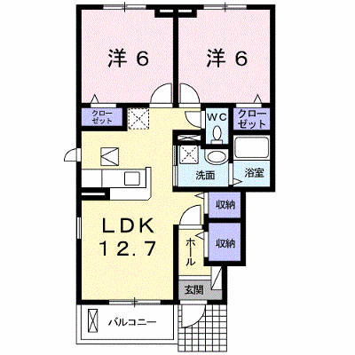 オリビエールＡ 101【管理NO：1-017814201-01010】 ★家具家電は申し込み後に搬入します★ ★2026年10月下旬入居可能★の物件画像