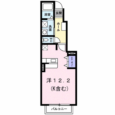 ベルコリーヌ 103【管理NO：1-022246201-01030】 ★家具家電は申し込み後に搬入します★ ★2026年12月中旬入居可能★の物件画像