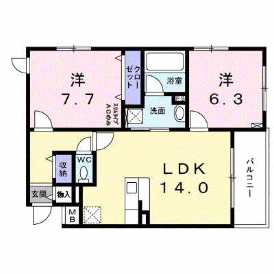 アルフォンブラ 103【管理NO：1-026102801-01030】 ★家具家電は申し込み後に搬入します★ ★2026年11月下旬入居可能★の物件画像