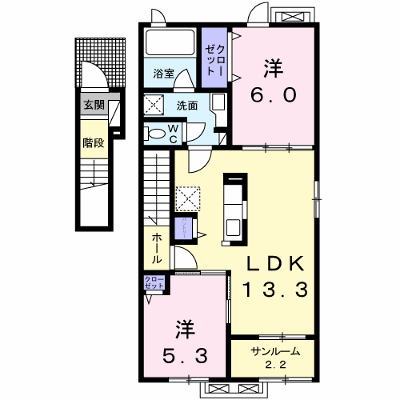 フォレ　フォートⅠ 201【管理NO：1-024483301-02010】 ★家具家電は申し込み後に搬入します★ ★2026年12月中旬入居可能★の物件画像