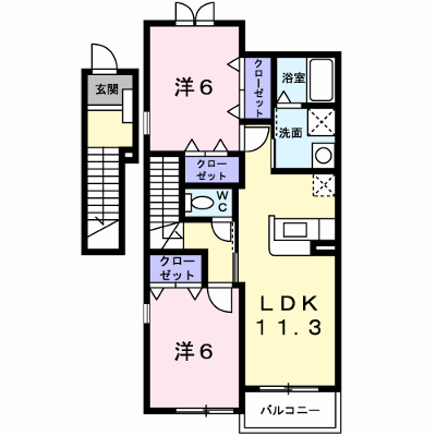 ノーブル・フラワーＢ 203【管理NO：1-013679602-02030】 ★家具家電は申し込み後に搬入します★ ★2026年12月上旬入居可能★の物件画像