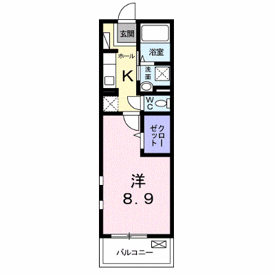 ヴェスペリア 303【管理NO：1-018257601-03030】 ★家具家電は申し込み後に搬入します★ ★2026年12月中旬入居可能★の物件画像
