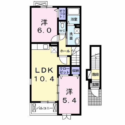 ソレイユ・フローラ 201【管理NO：1-017974001-02010】 ★家具家電は申し込み後に搬入します★ ★2026年11月中旬入居可能★の物件画像