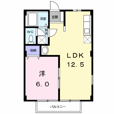 パープルハイツＢ 101【管理NO：1-005115301-01010】 ★家具家電は申し込み後に搬入します★ ★2026年12月上旬入居可能★の物件画像