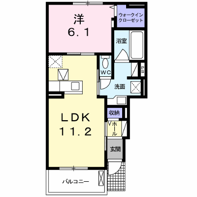 トーゴＹ 103【管理NO：1-020258001-01030】 ★家具家電は申し込み後に搬入します★ ★2026年12月中旬入居可能★の物件画像