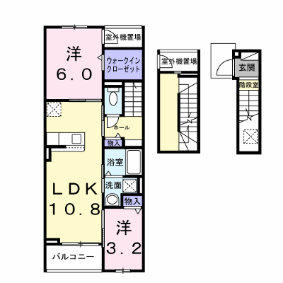 こっこ梅屋敷 303【管理NO：1-028913101-03030】 ★家具家電は申し込み後に搬入します★ ★2027年04月上旬入居可能★の物件画像