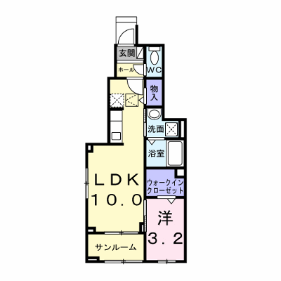 こっこ梅屋敷 105【管理NO：1-028913101-01040】 ★家具家電は申し込み後に搬入します★ ★2027年04月上旬入居可能★の物件画像