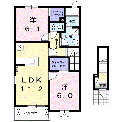 パレイシア 201【管理NO：1-019119201-02010】 ★家具家電は申し込み後に搬入します★ ★2026年12月中旬入居可能★の物件画像