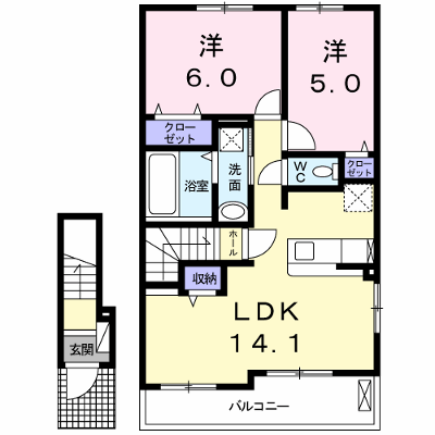 ＭＯＳＰ　Ⅰ 205【管理NO：1-024055801-02040】 ★家具家電は申し込み後に搬入します★ ★2026年12月中旬入居可能★の物件画像