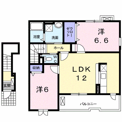 エテルノ　イーリス 205【管理NO：1-022554901-02040】 ★家具家電は申し込み後に搬入します★ ★2026年11月中旬入居可能★の物件画像