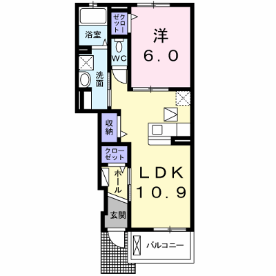 エイコー 102【管理NO：1-021753301-01020】 ★家具家電は申し込み後に搬入します★ ★2027年01月中旬入居可能★の物件画像