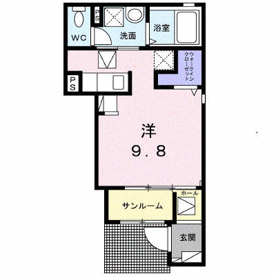 ココ・ラシック 102【管理NO：1-027285601-01020】 ★家具家電は申し込み後に搬入します★ ★2026年12月中旬入居可能★の物件画像