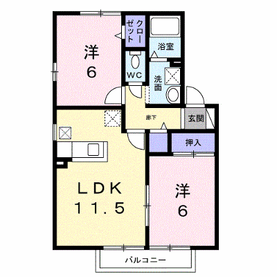 サザンクロス 202【管理NO：1-099219701-02020】 ★家具家電は申し込み後に搬入します★ ★2026年12月中旬入居可能★の物件画像