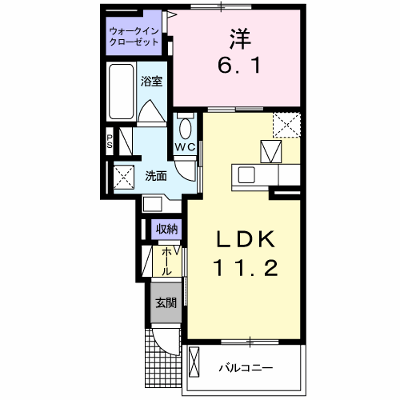 トーゴＹ 102【管理NO：1-020258001-01020】 ★家具家電は申し込み後に搬入します★ ★2026年11月中旬入居可能★の物件画像