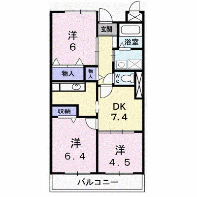 メゾン辻ヶ花 105【管理NO：1-007641001-01040】 ★家具家電は申し込み後に搬入します★ ★2026年11月下旬入居可能★の物件画像