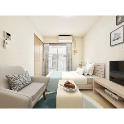 マンスリー新都心西新宿第８【Ｗｉ-Ｆｉ無制限・外国人可】＜寝具・キッチン用品代込＞の物件写真2