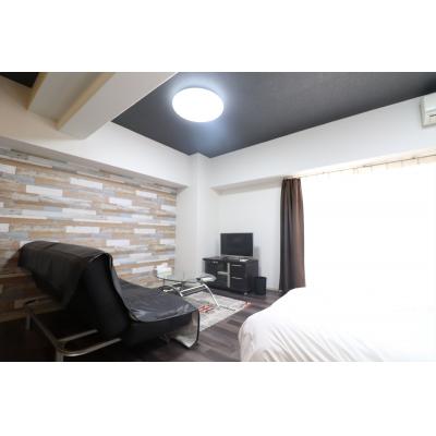 --室内12帖--　グランピア博多駅前　--ソファはソファベッドサイズ--の物件画像