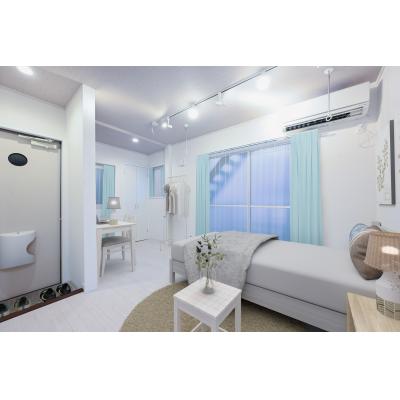マンスリー新都心北新宿第５【Ｗｉ-Ｆｉ無制限・外国人可】＜寝具・キッチン用品代込＞の物件写真3